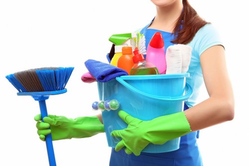 Close-up of mattress hygiene with vacuuming and stain care
