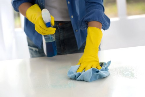 Clean and refreshed carpet after professional steam cleaning service